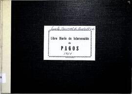 Libro diario de intervención de pagos de la Junta Vecinal de Bustablado, 1964