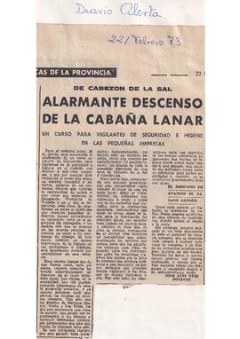 233 ALARMANTE DESCENSO DE LA CABAÑA LANAR