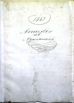 Libro de acuerdos del Ayuntamiento de Cabezón de la Sal, 1857