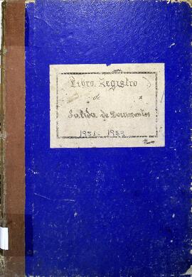 Libro registro de salida de documentos (1951-1954)