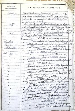 Registro de salida de documentos y comunicaciones (1942-1949)