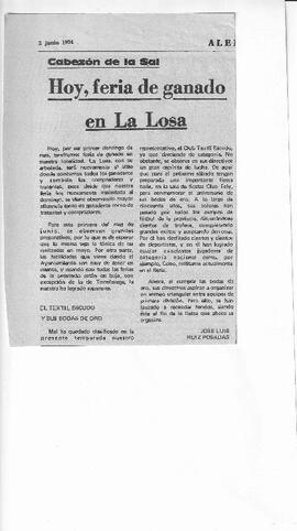 093 HOY FERIA DE GANADO EN LA LOSA