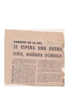 224 SE ESPERA UNA BUENA FERIA, MAÑANA DOMINGO