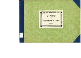 Libro diario de intervención de pagos de la Junta Vecinal de Ontoria, 1967