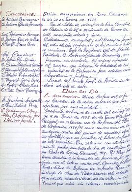 Libro de actas de las sesiones celebradas por el Ayuntamiento Pleno