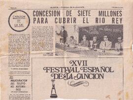 051 CONCESIÓN DE SIETE MILLONES PARA CUBRIR EL RIO REY.