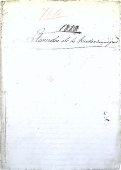 Acuerdos de la Junta Municipal de Cabezón de la Sal, 1879