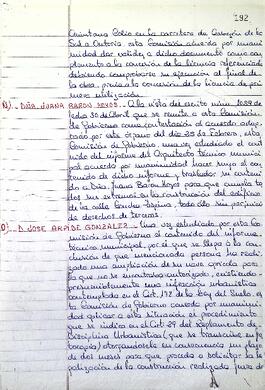 Libro de actas de la Comisión de Gobierno, 1990-1991