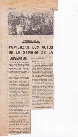 084 COMIENZAN LOS ACTOS DE LA SEMANA DE LA JUVENTUD