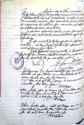 Libro de actas de sesiones de la Comisión Municipal Permanente (1949-1964).