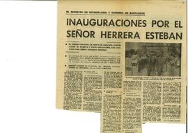 029 INAUGURACIONES POR EL SEÑOR HERRERA ESTEBAN