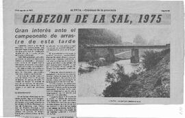 021 CABEZON DE LA SAL 1975 GRAN INTERÉS ANTE EL CAMPEONATO DE ARRASTRE DE ESTA TARDE
