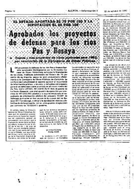 058 APROBADOS LOS PROYECTOS DE DEFENSA PARA LOS RIOS PAS Y BESAYA