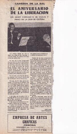 102 EL ANIVERSARIO DE LA LIBERACIÓN