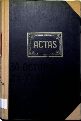 Libro de actas de la Comision de Gobierno, 1992-1993