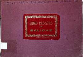 Libro registro general de salidas, 1986-1988