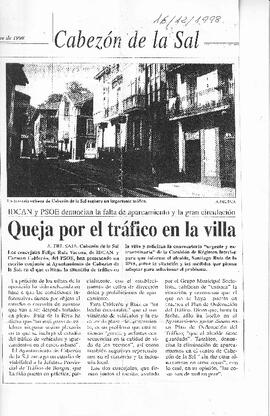 057 QUEJA POR EL TRÁFICO EN LA VILLA