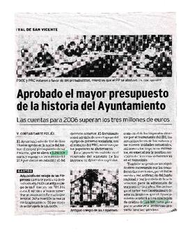 128 VAL DE SAN VICENTE APROBADO EL MAYOR PRESUPUESTO