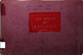 Libro registro de salidas de documentos, 1973-1974