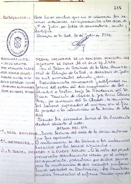 Libro de actas de sesiones de la Comisión Municipal Permanente, 1981