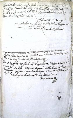 Libro de escrituras, censos y obligaciones, ca. 1667-1733