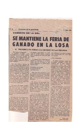 013 SE MANTIENE LA FERIA DE GANADO EN LA LOSA.