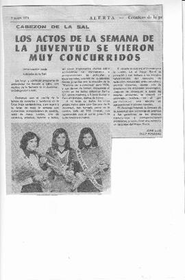 004 LOS ACTOS DE LA SEMANA DE LA JUVENTUD SE VIERON MUY CONCURRIDOS