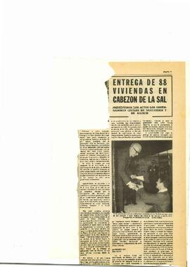 219 ENTREGA DE 88 VIVIENDAS EN CABEZÓN DE LA SAL