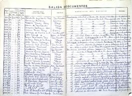Libro registro de salidas de documentos, 1979-1983