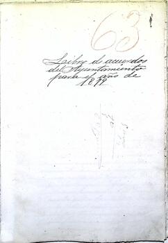 Libro de acuerdos del Ayuntamiento de Cabezón de la Sal, 1879