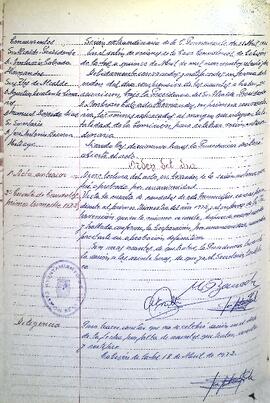 Libro de actas de sesiones de la Comisión Municipal Permanente (1949-1964).