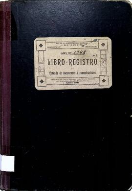Libro-registro de entrada de documentos y comunicaciones, 1948-1951