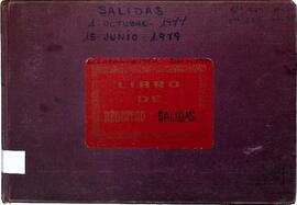 Libro registro de salidas, 1977-1979