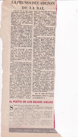101 LA PRENSA DE CABEZÓN DE LA SAL
