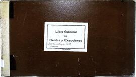 Libro general de rentas y exacciones del Ayuntamiento de Cabezón de la Sal, 1952