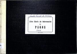 Libro diario de intervención de pagos de la Junta Vecinal de Ontoria, 1964