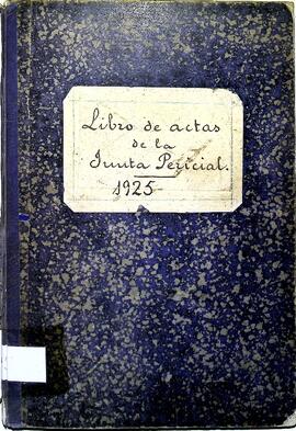 Libro de actas de la Junta Pericial, 1925-1954, con documentación suelta, 1957-1962