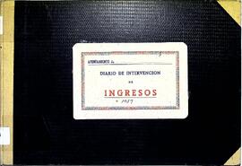 Diario de intervención de ingresos del Ayuntamiento de Cabezón de la Sal, 1959