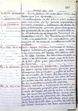 Libro de actas de sesiones de la Comisión de Gobierno, 1988-1990